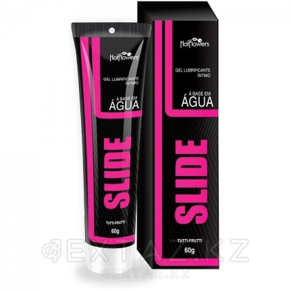 Вкусовой лубрикант на водной основе SLIDE со вкусом тутти-фрутти (60 гр.) от sex shop Extaz фото 2