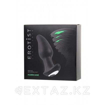 Анальная втулка Erotist Hurricane, силикон, черный, 14 см от sex shop Extaz фото 2