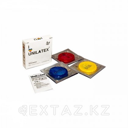 Unilatex Multifruits 3 шт. Презервативы цветные с ароматом мультифрукт от sex shop Extaz фото 2