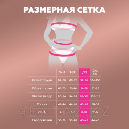 Элегантное боди с кружевом и V-образным вырезом (Muse) (L/XL) от sex shop Extaz фото 10