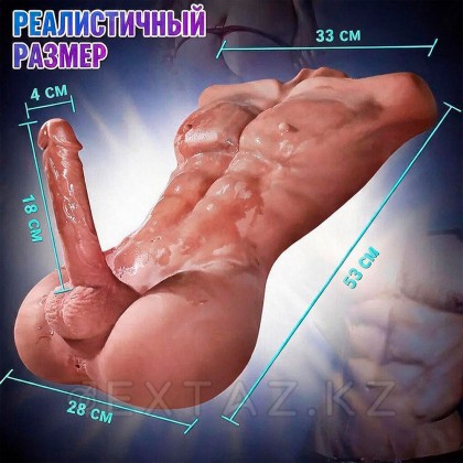 Сексуальный мужской торс с пенисом CompanionX Jeff 9 кг от sex shop Extaz фото 5