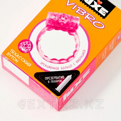 Виброкольцо LUXE VIBRO Техасский бутон (+ презерватив) от sex shop Extaz фото 6
