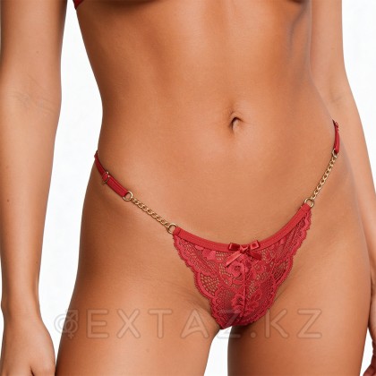 Кружевные стринги Plum от Amor El, красный, M от sex shop Extaz фото 2