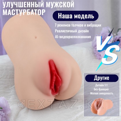 Мастурбатор-вагина с подключением к приложению Eliza (вибрация+фрикции) от sex shop Extaz фото 10