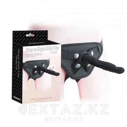 Страпон силиконовый (вибратор - 17 см.) от sex shop Extaz фото 4