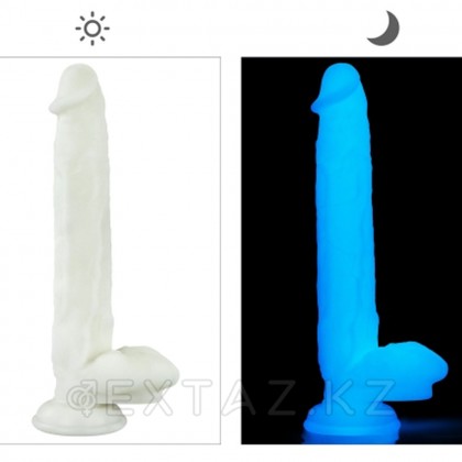 Фаллоимитатор Lumino Play светящийся в темноте (15*4 см) от sex shop Extaz фото 5