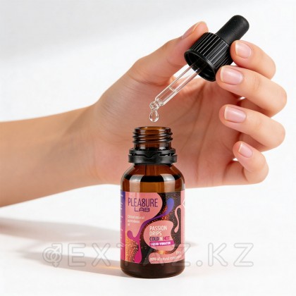 Жидкий Вибратор с Афродизиаком Pleasure Lab Passion Drips Cold n Hot 15 мл от sex shop Extaz фото 3
