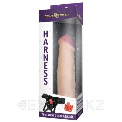 Комплект HARNESS № 62 (трусики с насадкой из киберкожи) от sex shop Extaz фото 3