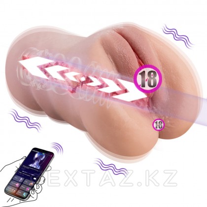 Мастурбатор-вагина с подключением к приложению Sora (вибрация+фрикции) от sex shop Extaz фото 4