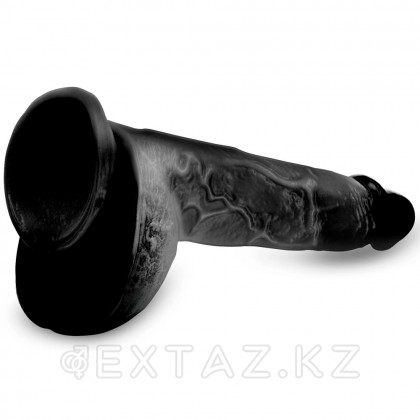 Реалистичный фаллоимитатор Master Cock Beefy Brad (22.4*5 см) с мошонкой, чёрный от sex shop Extaz фото 2