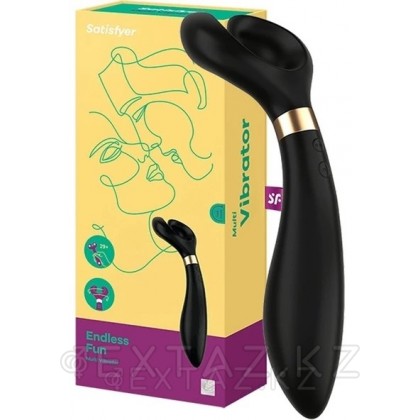Многофункциональный вибромассажёр Satisfyer Endless Fun black от sex shop Extaz фото 7