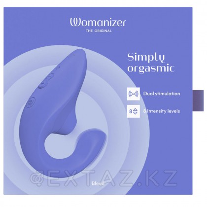 Бесконтактный клиторальный стимулятор Womanizer Blend, голубой от sex shop Extaz фото 10