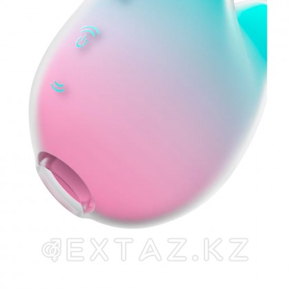 Клиторальный стимулятор с вибрацией Satisfyer Mermaid Vibes розово-зеленый от sex shop Extaz фото 4