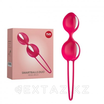 Вагинальные шарики Fun factory SMARTBALLS DUO, красно-белые от sex shop Extaz
