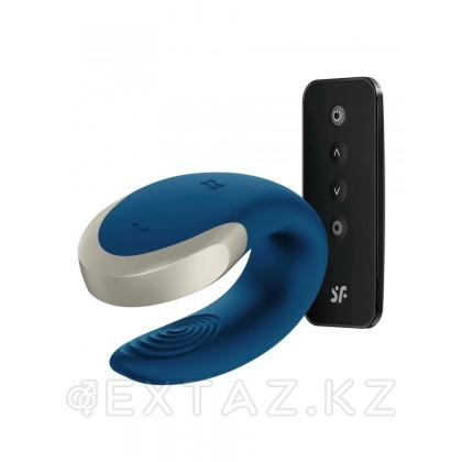 Смарт вибратор для пар Satisfyer Double Love blue от sex shop Extaz фото 6