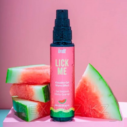 Гель со вкусом арбуза LICK ME с согревающим эффектом от INTT, 50 мл от sex shop Extaz фото 3