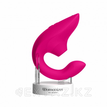 Бесконтактный клиторальный стимулятор Womanizer Blend, малиновый от sex shop Extaz фото 10