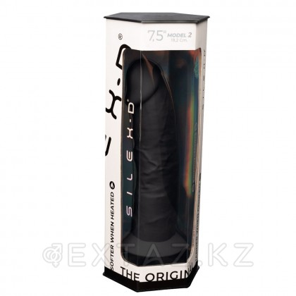 Реалистичный фаллоимитатор SilexD Model 2 (19,2×4,7 см) с двойной плотностью черный от sex shop Extaz фото 7