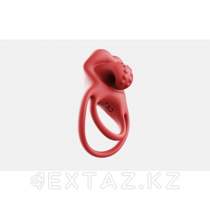 Эрекционное виброкольцо двойное со стимулятором клитора Lick it от sex shop Extaz фото 7