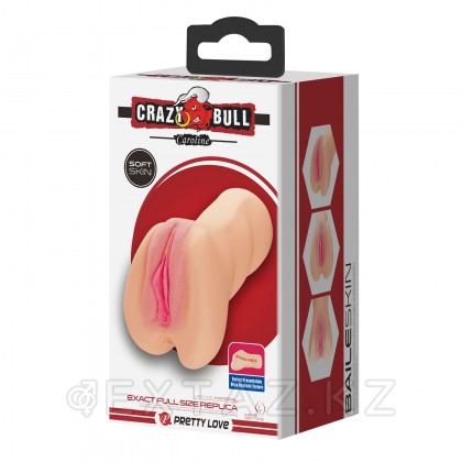 Реалистичный мастурбатор в виде вагины Caroline, светлый от sex shop Extaz фото 9