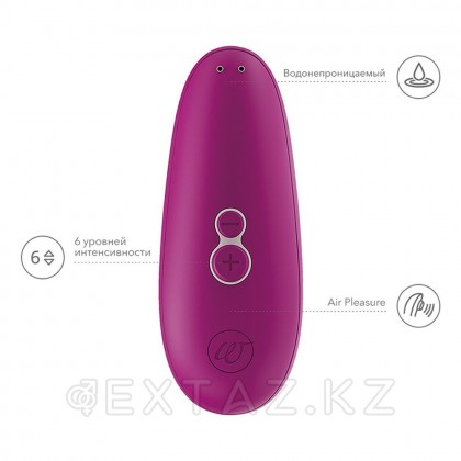 Бесконтактный клиторальный стимулятор W-Starlet 3 розовый от sex shop Extaz фото 6