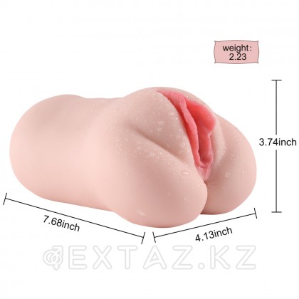 Реалистичный компактный мастурбатор Eden с вибрацией от sex shop Extaz фото 10