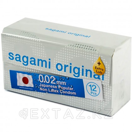 Презервативы полиуретановые SAGAMI Original 002 EXTRA LUB 12 шт. от sex shop Extaz фото 6