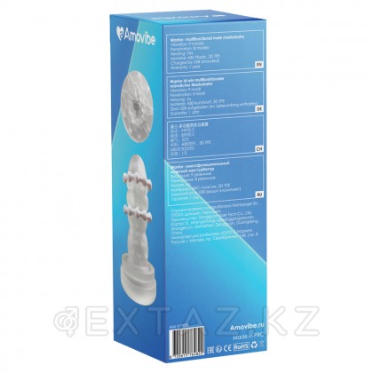 Инновационный мастурбатор Warrior с пенетрацией и массажем бусинами от Amovibe от sex shop Extaz фото 9