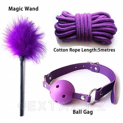 БДСМ набор 10 предметов, фиолетовый от sex shop Extaz фото 9