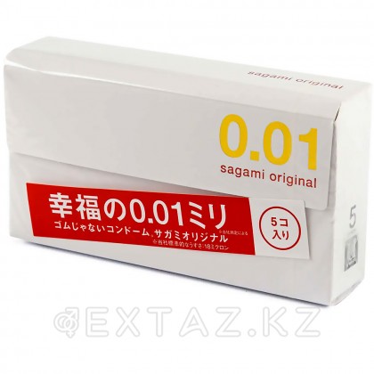 Презервативы полиуретановые Sagami Original 0.01, 5 шт. от sex shop Extaz