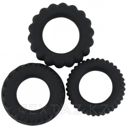 Набор силиконовых эрекционных колец 