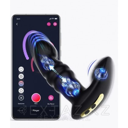 Универсальный вибростимулятор JIVE от Magic Motion, черный от sex shop Extaz фото 2
