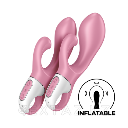 Вибратор-кролик Air pump bunny 2 Satisfyer розовый от sex shop Extaz