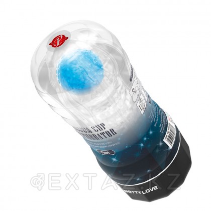 Мужской мастурбатор Planet  с внутренним стимулятором, синий от sex shop Extaz фото 2