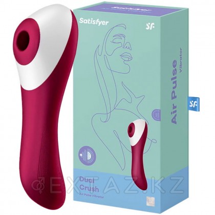 Вакуумный стимулятор с вибрацией Dual Crush Satisfyer от sex shop Extaz фото 2