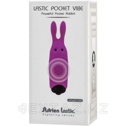Карманный вибратор-кролик Rabbit Adrien Lastic фиолетовый от sex shop Extaz фото 2