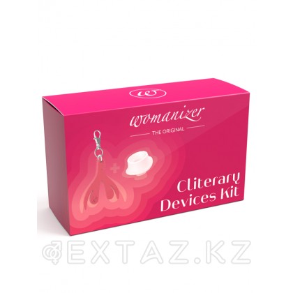 Набор подарочный Womanizer Cliterary Device Set (Насадка силиконовая + Брелок на ключи) от sex shop Extaz