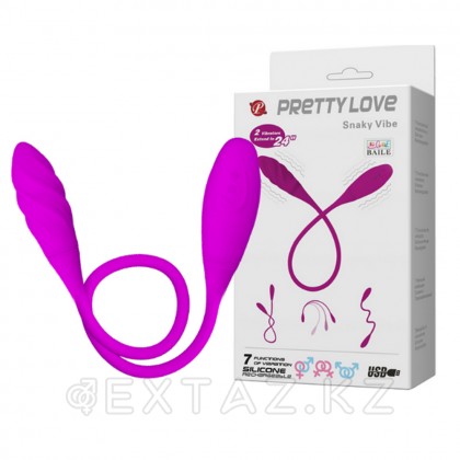 Двусторонний вибратор Pretty love (7 режимов вибрации) от sex shop Extaz фото 2