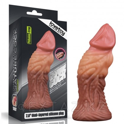 Фаллоимитатор Platinum с двойным покрытием Lovetoy (18*7) телесный от sex shop Extaz фото 2