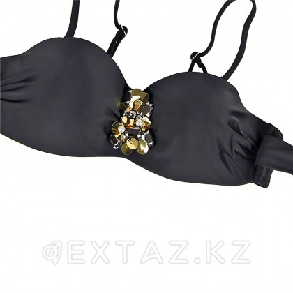 Купальник с завязками Rhinestone Black (XL) от sex shop Extaz фото 6