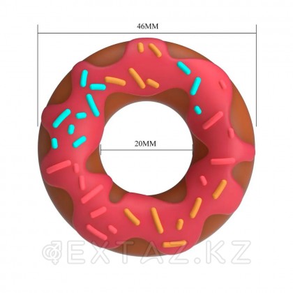 Эрекционное кольцо Super donut Berry от sex shop Extaz фото 4