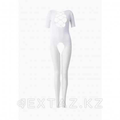 Боди-комбинезон белый c рукавом и вырезом на груди (Impulse) (S-L) от sex shop Extaz фото 3