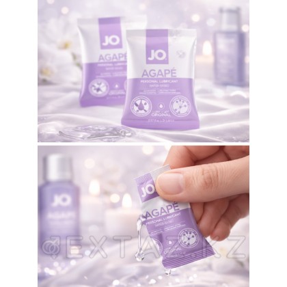 Лубрикант на водной основе JO Agape, 5 мл от sex shop Extaz фото 2