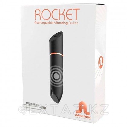 Перезаряжаемая вибропуля Adrien Lastic Rocket Black от sex shop Extaz фото 10