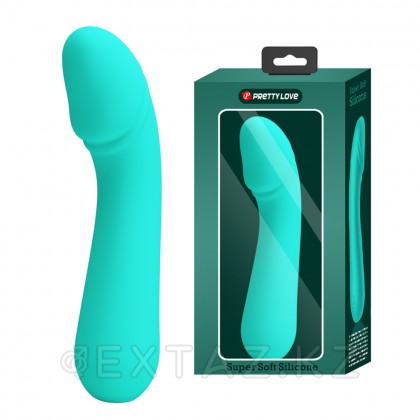 Вибратор Cetus Super Soft (15 см) бирюзовый от sex shop Extaz