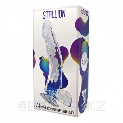 Фаллоимитатор Alive Stallion (22×3,5 см) прозрачный от sex shop Extaz фото 5