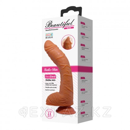 Фаллоимитатор на присоске Beautiful Alex Dildo (28,2×5 см) тёмный от sex shop Extaz фото 8
