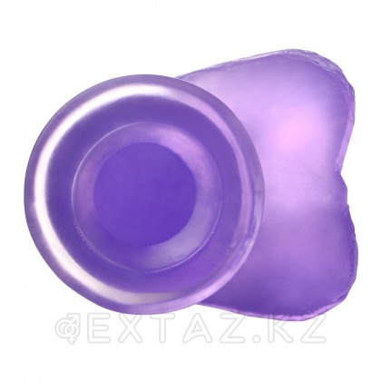 Полупрозрачный фаллоимитатор - medium purple (17.Φ3.5)  от sex shop Extaz фото 4