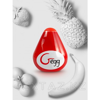 Gvibe Gegg Red - мастурбатор яйцо, 6.5х5 см (красный) от sex shop Extaz фото 2