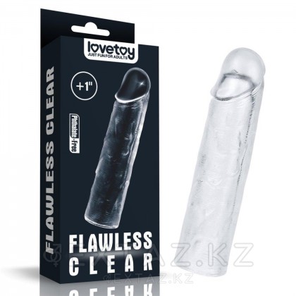 Насадка на пенис Flawless Clear (15,5*3,5) от sex shop Extaz фото 11